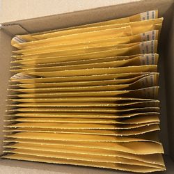 Pack Of 25 Bubble Kraft mailers 