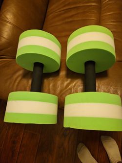 Foam Water Aerobics Dumbbells Set of 2