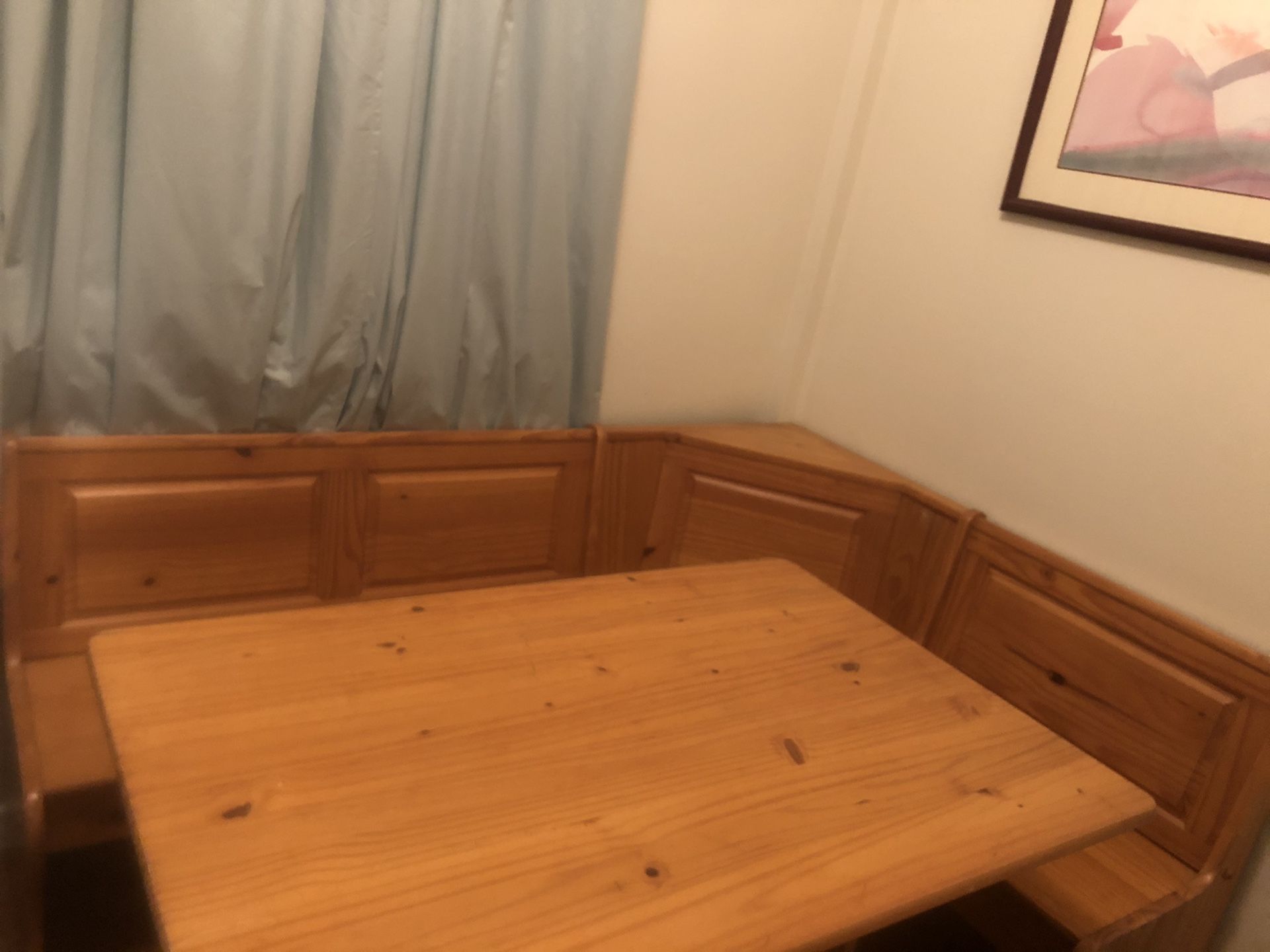 Breakfast nook with storage