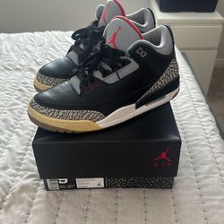 Jordan 3 Black Cement 2017 Sz9.5