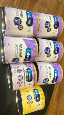 Baby formula enfamil and diapers