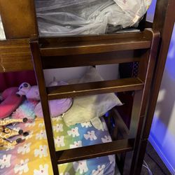 Twin Bunk Bed With Mattress 