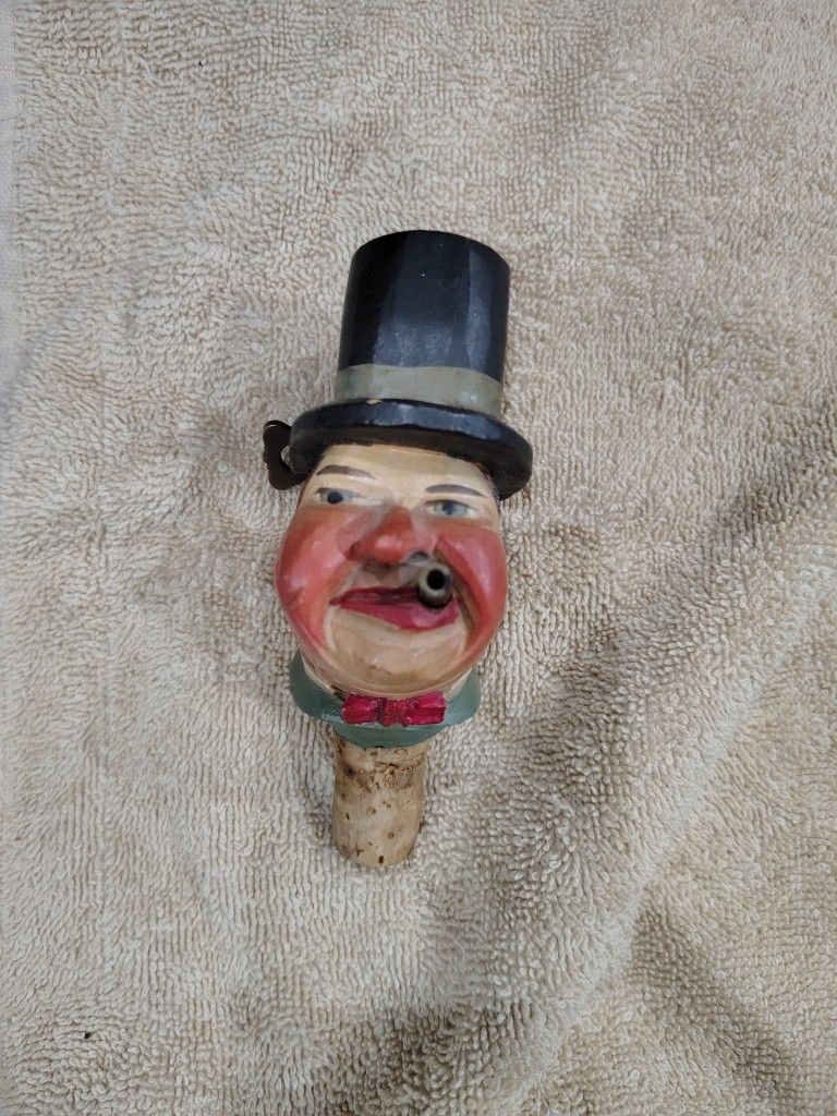 Wood Carved Bottle Stoppers