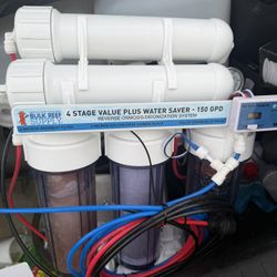 System RODI 4 Stage Value Plus 150GPD Water Aquarium Saltwater Fishtank