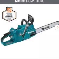 Makita Brand New a XGT 18 in. 40V max Brushless Electric Battery Chainsaw (Tool Only)