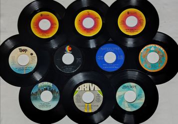 70s FUNK SOUL INSTRUMENTAL 45 Lot of 10 VG+ avg cond. CLEANED AND TESTED