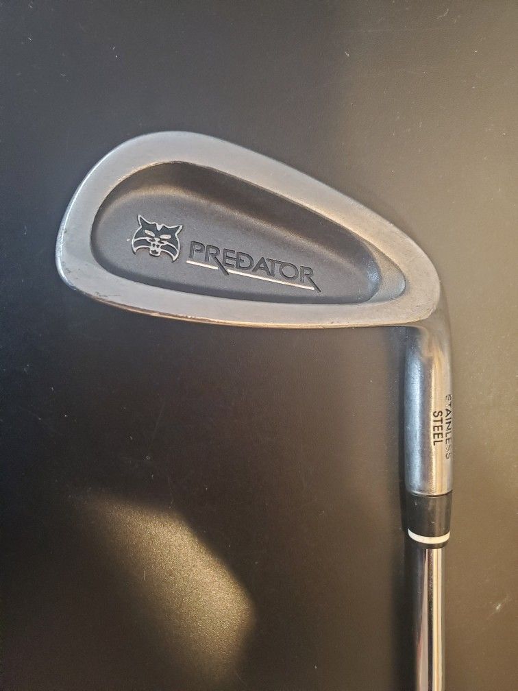 Lynx Super Predator 9 Iron Steel Shaft Regular Flex RH ~ Original Shaft & Grip