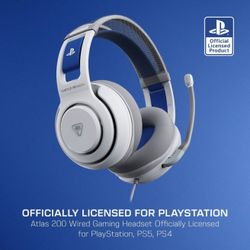 Turtle Beach Atlas 200 Wired Headset For PlayStation