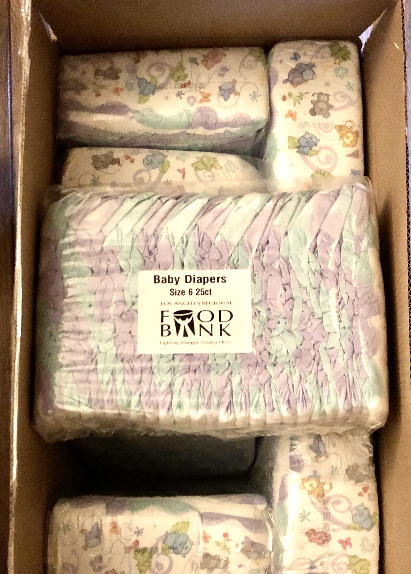 Baby diapers size 6