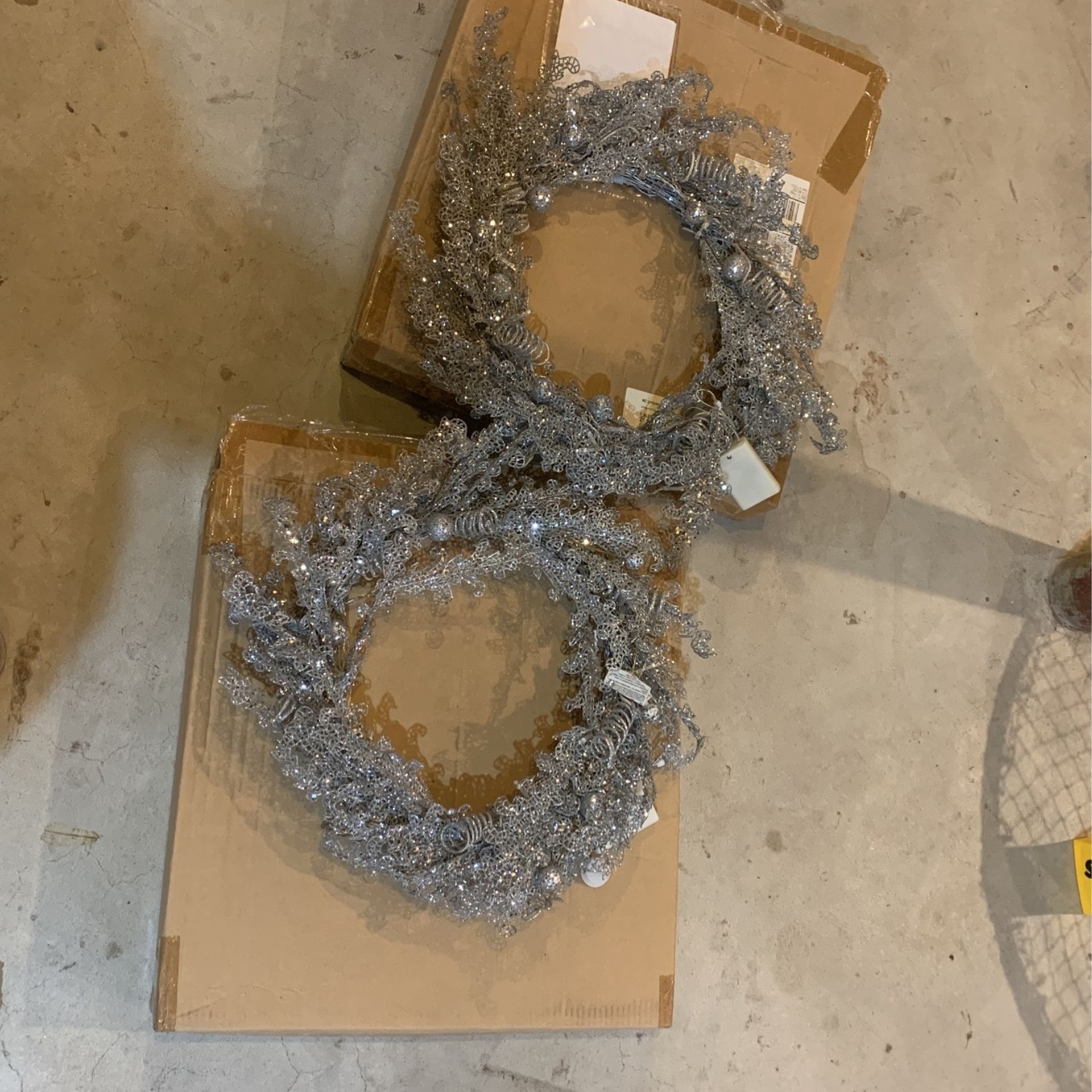 2 Brand New Christmas Wreaths
