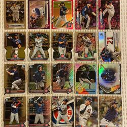 Chicago Cubs 40 Card Baseball Lot! Rookies, Prospects, Refractors, Prizms, Autographs, Short Prints, Variations & More!