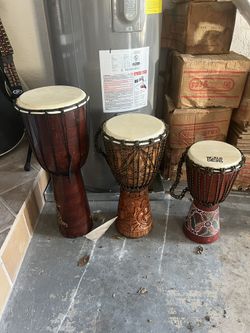 Decorative Drum - From Various Islands! Beautiful
