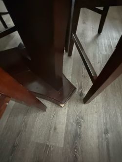 Table, coffee table with two end tables