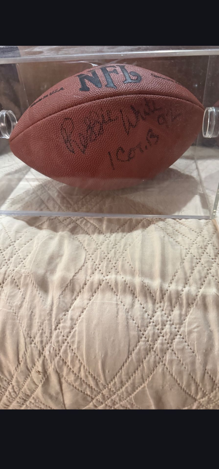 Reggie White Autographed Football