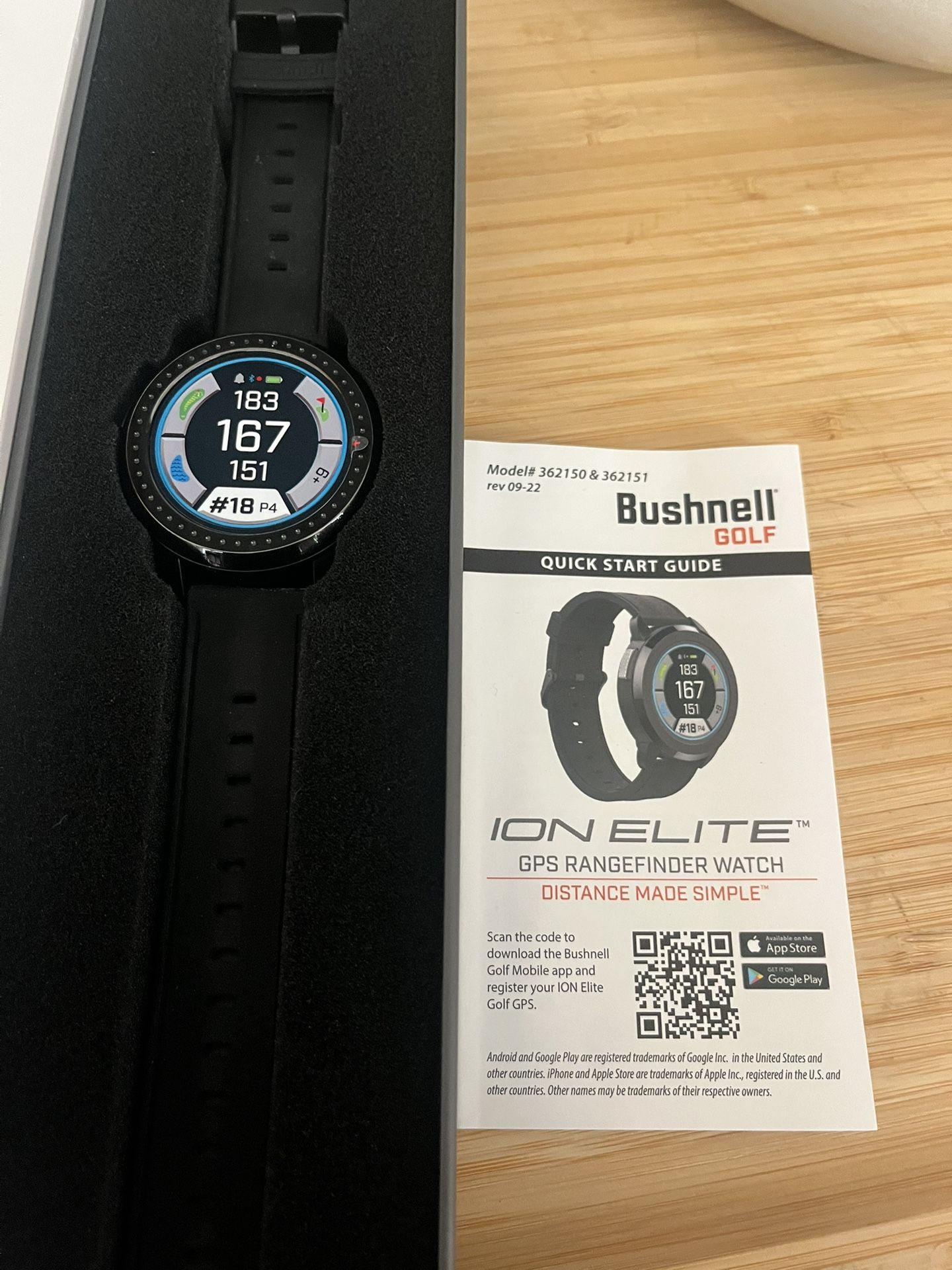 Bushnell Ion Elite Rangefinder Smartwatch