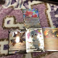 pokemon one is priced 65 $ +3 other cards and a card case