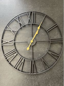 Metal Wall Clock