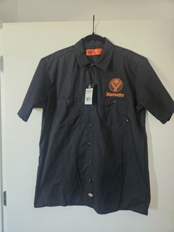 Jagermeister Black Button Down Shirt