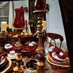 Set Of Candles Holders 