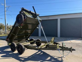AMP 6 x 10 Low Side Dump Trailer 7k GVWR