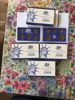 2000 United States Mint Proof Set Lot of 4