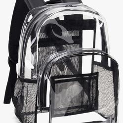 Vorspack Clear Backpack (Black)
