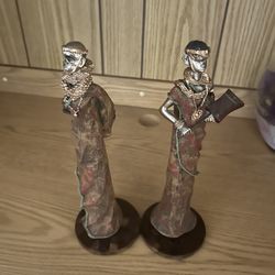 African Decorative Figurines – Set of 2 – Elegant Home Décor 