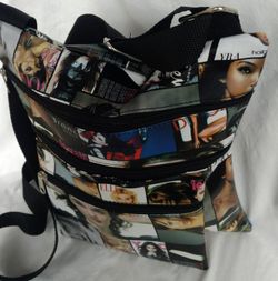 Hollywood retro style handbag messenger bag