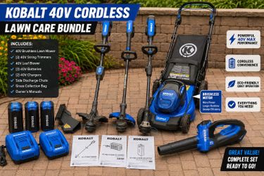 Huge lot of Kobalt lawnmower/ maquina de cortar sacate