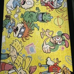 Rugrats/Hey Arnold Nickelodeon Framed Puzzle 