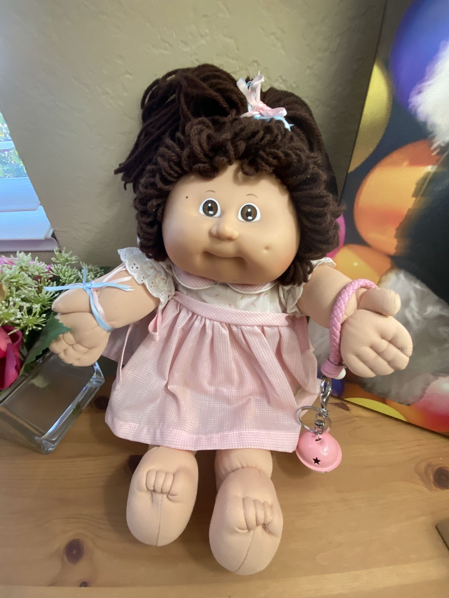 Cabbage Patch Doll In Pink Summer Dress