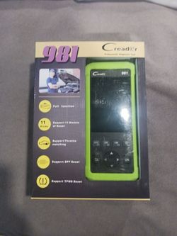OBD2 Vehicle scan tool with loads of functions. Buy an extra for a friend or to keep one in your toolbox and one your car.
