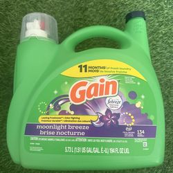 Gain laundry detergent 134 loads