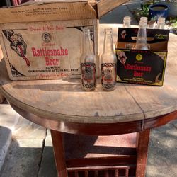 Rattlesnake Beer 24pk 4 6pk Holders And 23 Empty Bottles