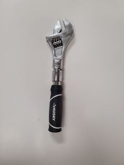 Husky 12 in. to 16 in. Extendable Adjustable Wrench