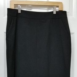 Womens Black Skirt Sz 8