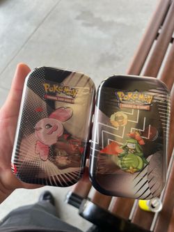 White Flare & Black Bolt Tin