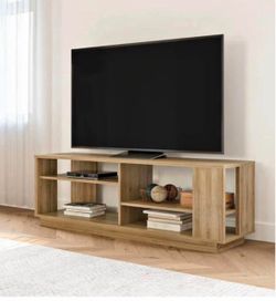 TV Stand for TVs up to 60", Natural