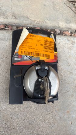 Heavy Duty Outdoor Shrouded Padlock with Key, 2-3/4 in. Wide