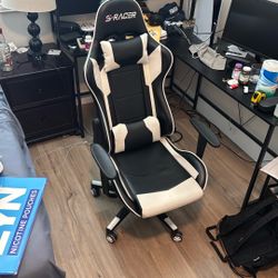 S- Racer Gaming Chair White 
