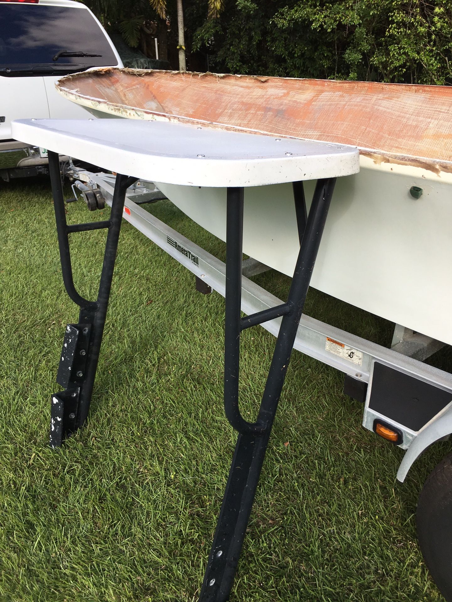 Ameritrail custom trailer & 17’ bare hull boat fiberglass project for Sale in Miami, FL OfferUp