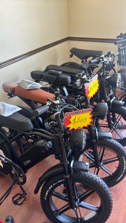 Moped style Ebike fully assembled with warranty