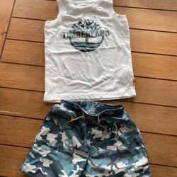 3T Timberland Tank Top Shorts Set 