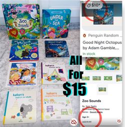 $15 For All Baby Books Hardcover in great condition lot of 8 books