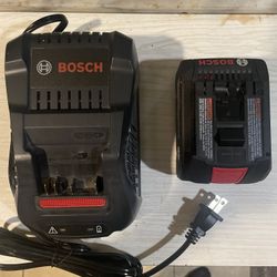 Bosch 18v 6ah Battery And Charger 