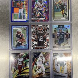 NFL card lot(Lot of 9) 
