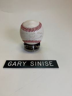 Gary Sinise Signed & Inscribed Baseball – Loyal Studios