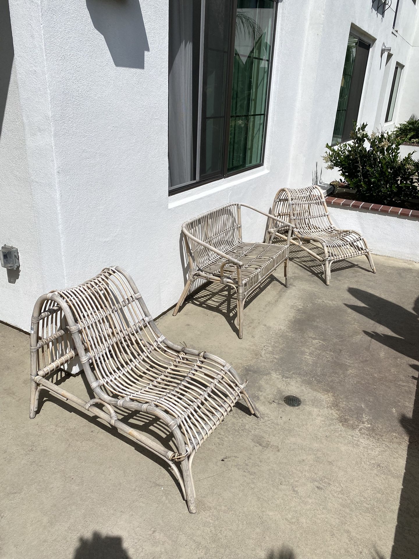 Backyard Patio Outdoor 3 Set Chair Setting