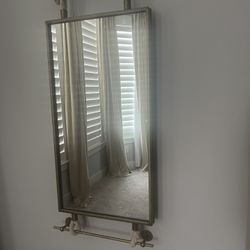 2X Creative co-op rope gold mirrors