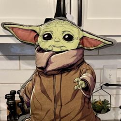 NWOT Mandalorian Star Wars The Child Baby Yoda Plush Pillow Backpack
